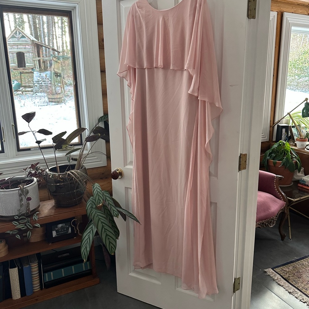 Elegant Pink Evening Gown